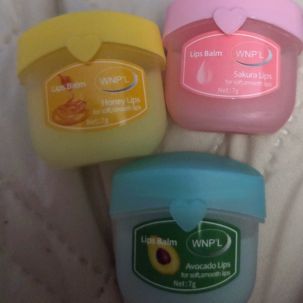 Lip Balm Set - Honey, Sakura, Avocado